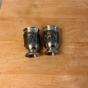 SKS ZINN 95% German Pewter cups